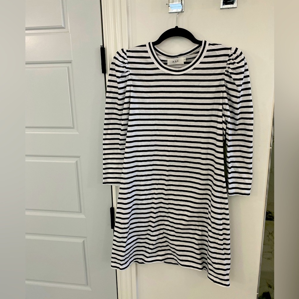 ALC, ruffle shoulder size small dress